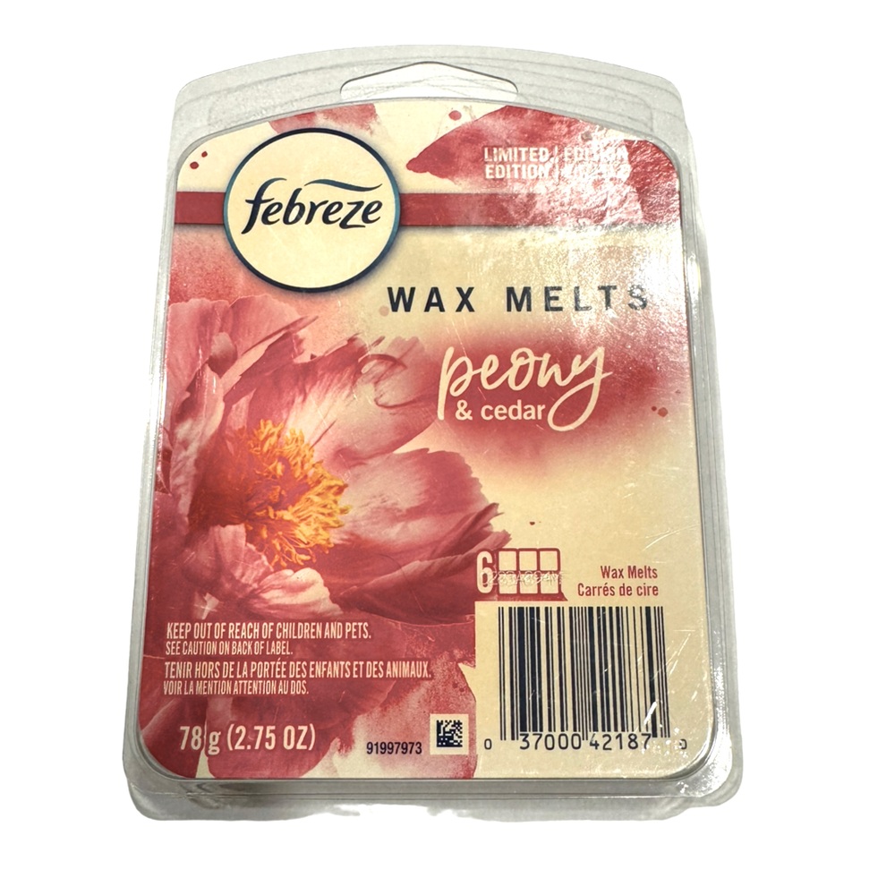 Febreze Peony & Cedar Limited Edition Wax Melts (6 Ct)